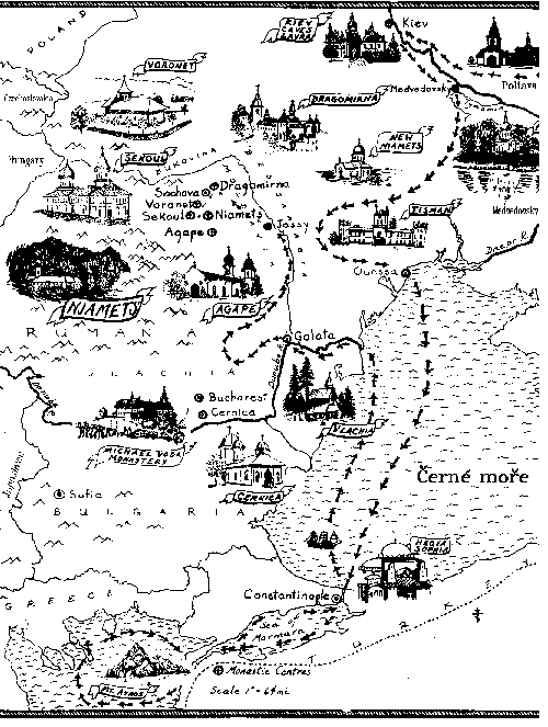 Mapa zivotnich cest